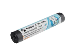 Vuilniszak 6 micron 29x33cm 4L HDPE zwart rol 50 stuks