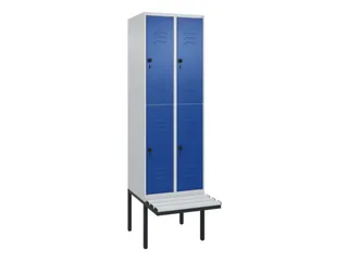 Dubbeldekse dekenkist,HxBxD 2120x600x815mm,2x2vak.,vak B 300mm - 1