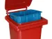 OUTLET Porte-sac pour bac à déchets acier galvanisé