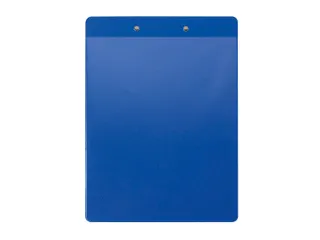 Klemplaat met instee khoes PP A4 blauw - 2