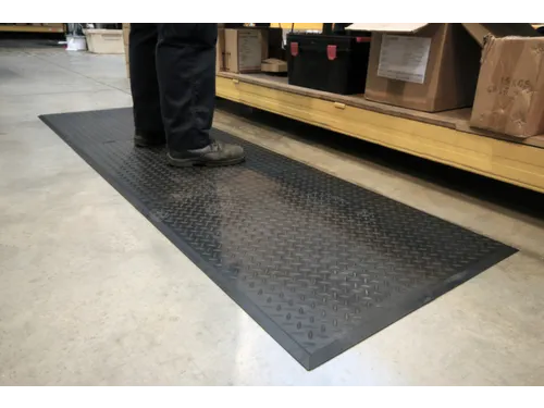 werkplek-vloerbedekking,enkele mat,HxLxB 125x800x700mm,rubber/nitril