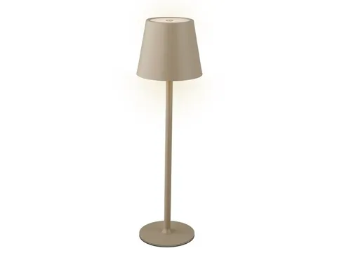 Lampe de table Lumineo LED rechargeable steady intérieur brun