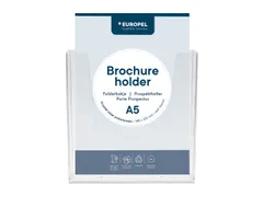 Folderhouder Europel wand A5 transparant
