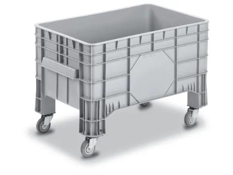 Maxi-Container 220 liter 670x640x1020mm Pe Gesloten Grijs