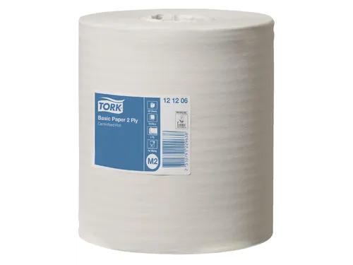 Poetsrol Tork 2-laags Wit Universal 121206