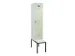 locker met bank,voor scheiding van kleding,HxBxD 2120x400x815mm,1vak