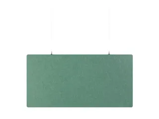 Akoestisch PET-vilt rechthoekig plafondpaneel 60x120cm Petrol Groen - 1
