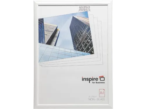 Hampton fotokader, 1.4 cm PVC profiel, wit, A4