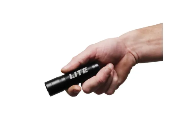 zaklamp,behuizing aluminium,OSRAM LED,100lumen,draagband,sleutelhanger