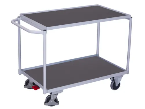 tafelwagen,draagverm. 250kg,2etage(s),laadvl. LxB 985x590mm,houtetage