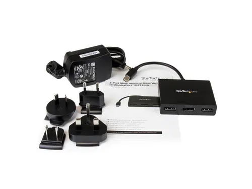 Mini Displayport Naar Displayport Multi-monitor Splitter 3-Poorts Hub