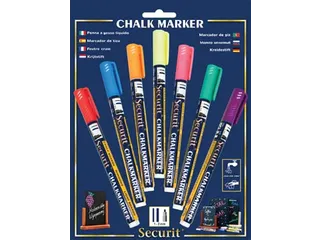 Krijtmarker Small, Blister Met 7 Stuks In Geassorteerde Kleuren - 1