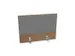 panneau de rehausse,p. table de bureau,NT-cerise,BN8078-gris