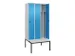 locker voor scheiding van kleding,HxBxD 2120x900x815mm,3vak
