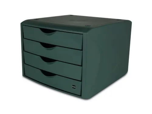 ladeblok,4xDIN A4,HxBxD 215x265x332mm,kunststof,groen