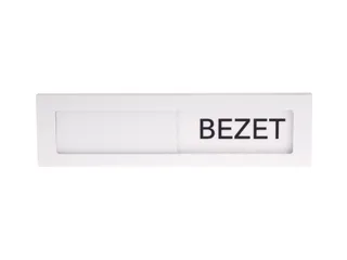 Premium Schuifbord Wit Vrij Bezet 150x40mm - 3