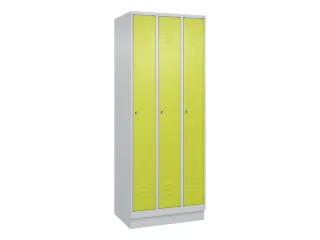 locker,HxBxD 1950x750x500mm,3vak,vak B 250mm,cil.-slot,sokkel - 1