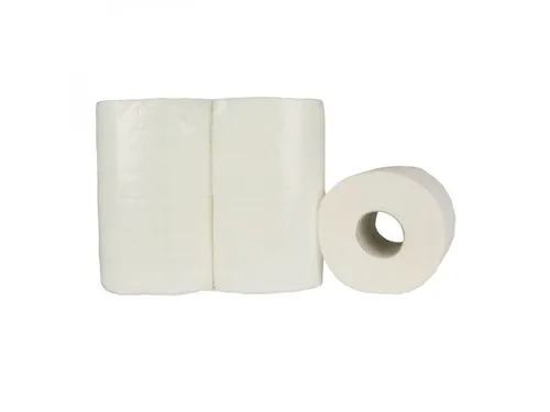 Toiletpapier 2-laags wit 400 vel, pak van 10 x 4 rollen