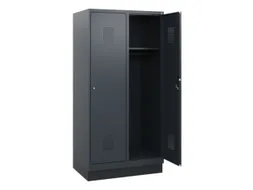 schoollocker,HxBxD 1630x800x500mm,2vak,vak B 400mm,cil.-slot,sokkel