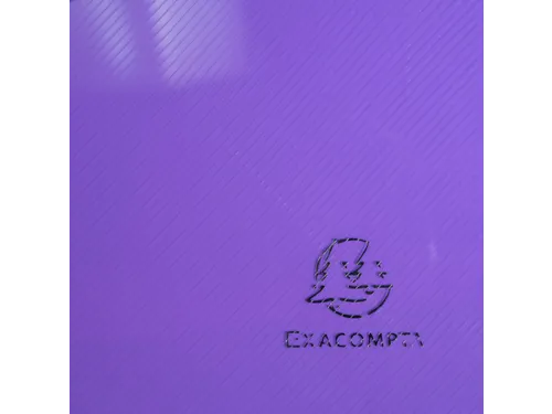 Elastomap 3 kleppen polypropyleen 5/10de Crystal Colours A4 Assorti