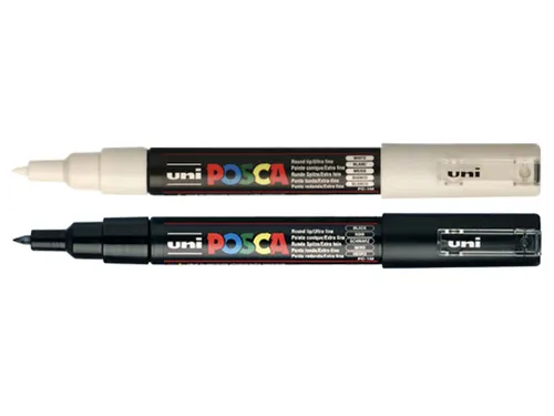 Verfstift Posca PC1MC Extra Fijne punt 0,7-1,0mm Zwart