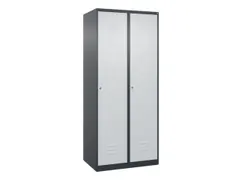 locker voor scheiding van kleding,HxBxD 1850x800x500mm,2vak