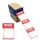 Etiket Avery HACCP woensdag rood 25x25mm 1000 stuks