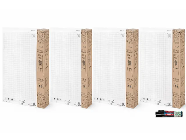 Legamaster SKETCH ECO Flipoverpapier 98x65cm Raster Voordeelbundel