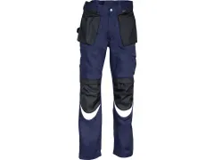 Cofra Bricklayer werkbroek, zwart/marineblauw, maat 44, per stuk