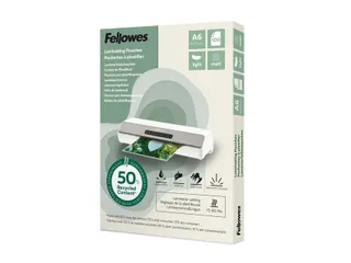 Lamineerhoes Fellowes A6 light 50% gerecycled mat 100stuks - 1