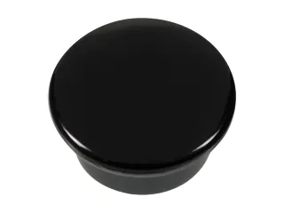 Magneet Westcott zwart pak à 10st. Ø 15x8mm, 100g - 1
