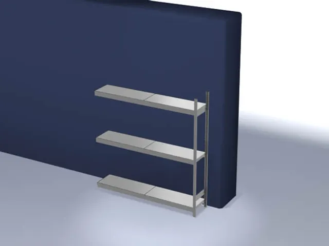 breedvakstelling,aanbouwveld,HxBxD 2000x2020x435mm,vakl. 350kg