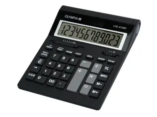 Lcd612Sd Bureaurekenmachine zwart 941911006 12-cijferig display - 1