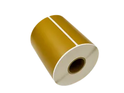 Gekleurde verzendlabels op rol 102x152mm Goud 2800 etiketten