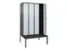 locker voor scheiding van kleding,HxBxD 2120x1200x815mm,4vak