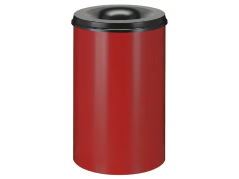 Vlamdovende papierbak 110 liter Rood