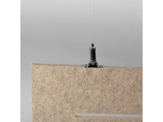 Akoestisch plafondpaneel met patroon uitsnede 60x120cm Zand - 4