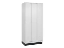 locker voor scheiding van kleding,HxBxD 1950x900x500mm,3vak