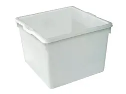 Conische Bak Pe Hxlxb 370X475X475Mm Inhoud 60L Naturel Wit