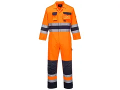 Portwest TX55 Nantes coverall, oranje/marineblauw, maat 2XL, per stuk