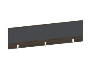 Baliepaneel Bureau Aanbouw Achter Bruin Hickory Antraciet 1600Mm - 1