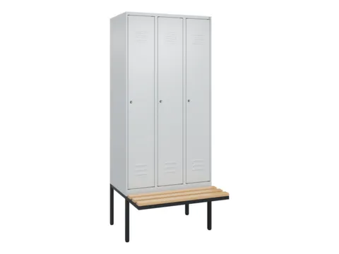 locker voor scheiding van kleding,HxBxD 2120x900x815mm,3vak