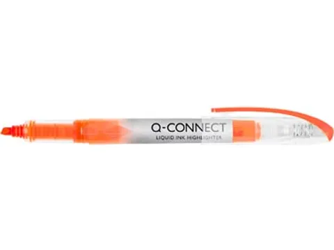 Surligneur Q-connect Liquid Ink Pointe biseautée Orange