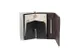 Pasjeshouder Clicksafe RFID jachtleer BR/ZI 6 pasjes met opbergvak voo