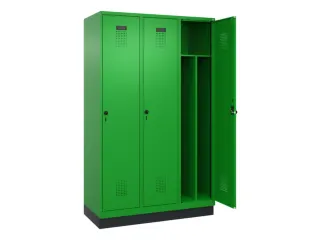 locker voor scheiding van kleding,HxBxD 1950x1200x500mm,3vak - 1