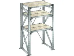 uittrekstelling voor zware lasten,HxBxD 2000x1290x860mm,vaklast 1000kg