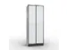 armoire multicases,corps RAL7021,face avant RAL7035