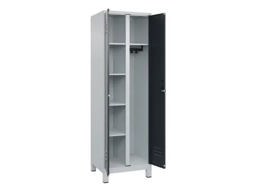 wasgoedverdeelkast,HxBxD 1950x600x500mm,vak B 300mm,draaigrendel
