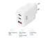 Oplader ACT 65W 3-poorts USB-C USB-A PD QC Ganfast