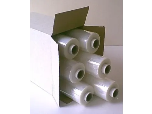 Wikkelfolie IEZZY 500mmx300m 17mu 100% recycled (PCR) transparant